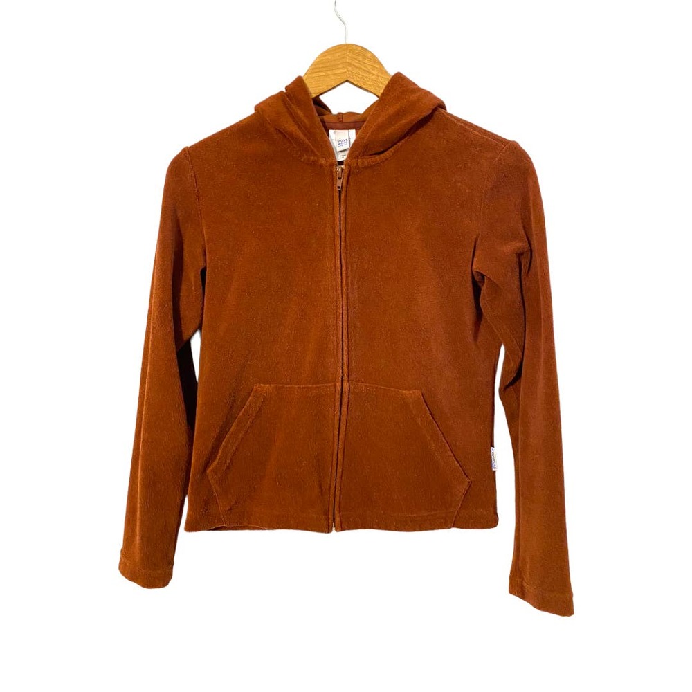 Patagonia Water Girl brown burnt orange jacket with hood sz small
